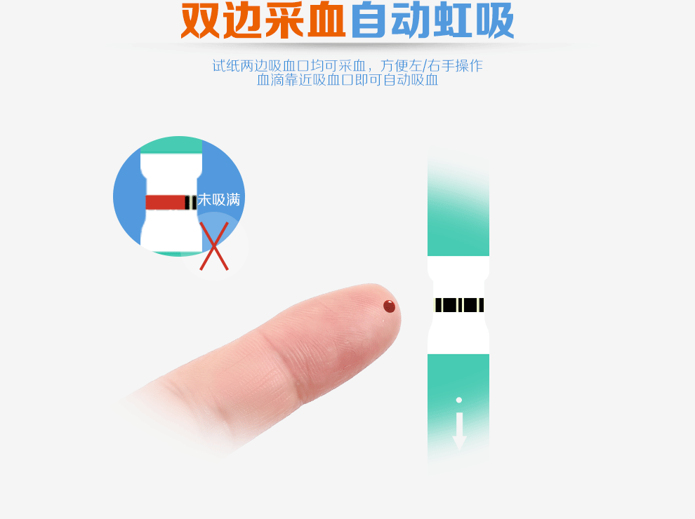 雅斯(yasee) 血糖仪家用套装glm-76血糖仪试纸测血糖试纸gls-76 血糖