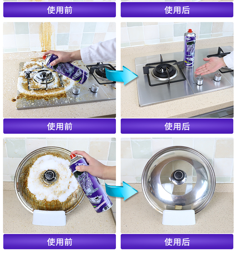 88708-油烟机清洗剂多功能泡沫清洁剂厨房去重油污净油烟净强力除油剂油渍净家用去油污神器一喷净-详情图