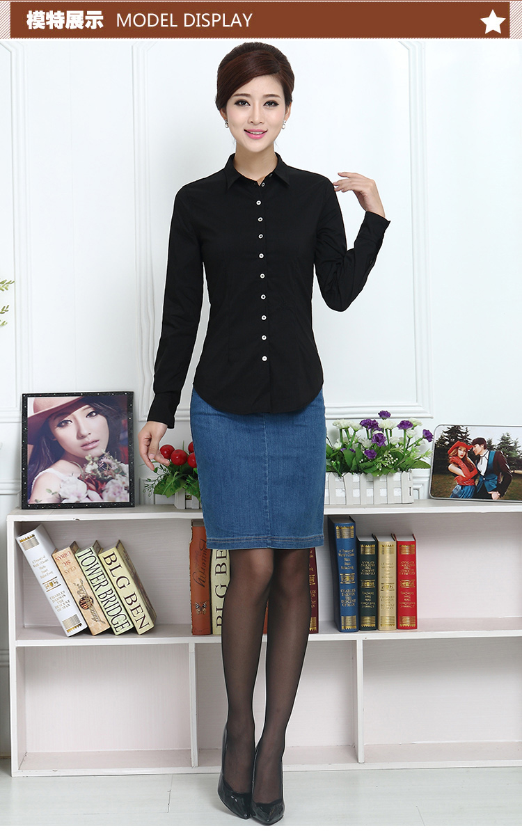 职业阿玛施特价女装旗舰店专柜正品2015夏季新款OL衬衫长袖翻领上班族女装修身韩版衬衣白领 黄色 3码/M 重110