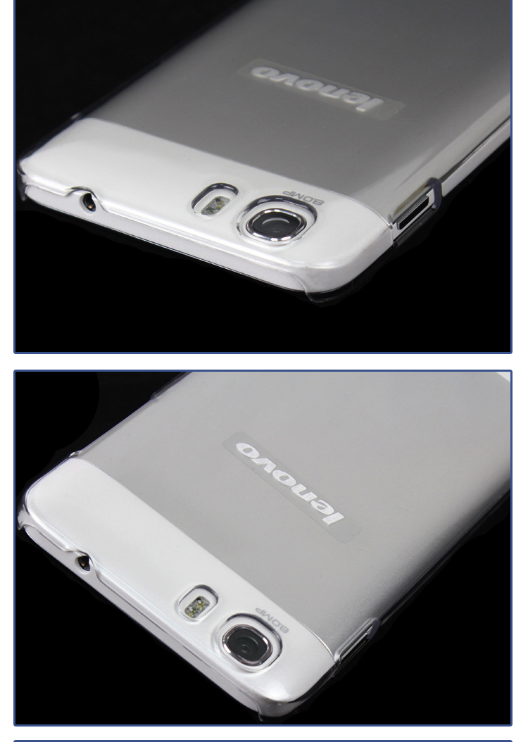 imak 透明手机套保护壳 适用于联想a828t 硬壳-透明