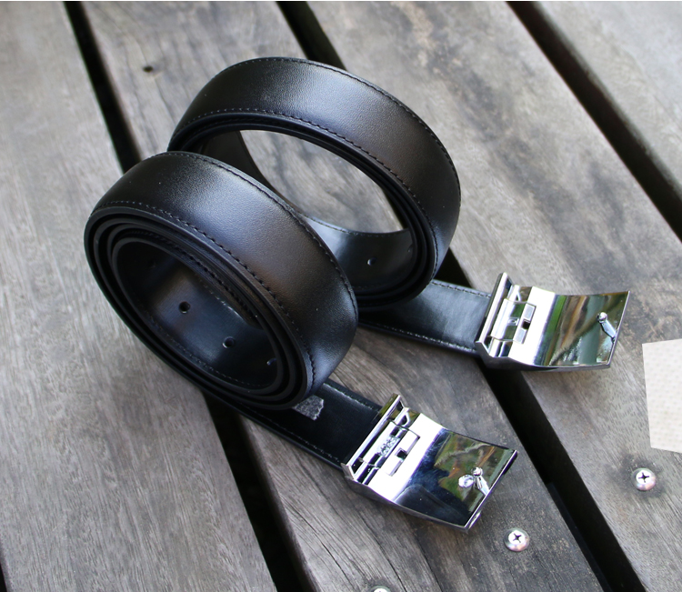 驮郎07内腰带真皮带商务腰带配发针扣自动扣内皮带正品战术内腰带五制
