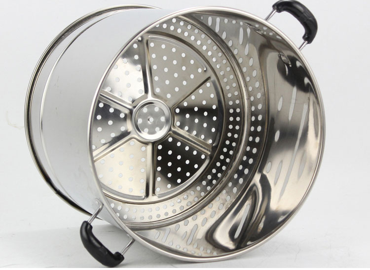 蒸饭桶饭甑大小沥米饭蒸饭器饭甄子蒸锅家用商用不锈钢甑子饭蒸子加厚