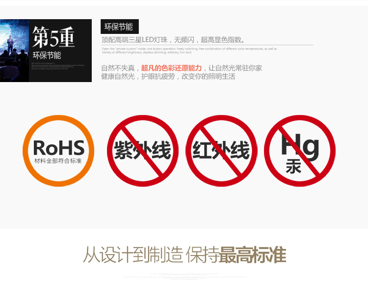 白浪金爵  圆形LED吸顶灯卧室创意温馨浪漫灯具 现代简约书房大气客厅灯饰 白光 大号