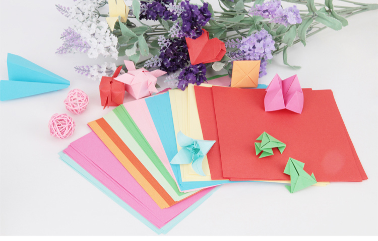 得力(deli)手工折纸套装幼儿儿童折纸美术用品剪刀 固体胶 手工纸套装