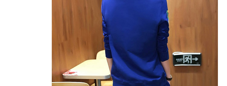 
                                        湖澜卫衣女宽松连帽2017秋季带T恤字母运动休闲套装女三件套H8317 绿色 3XL                