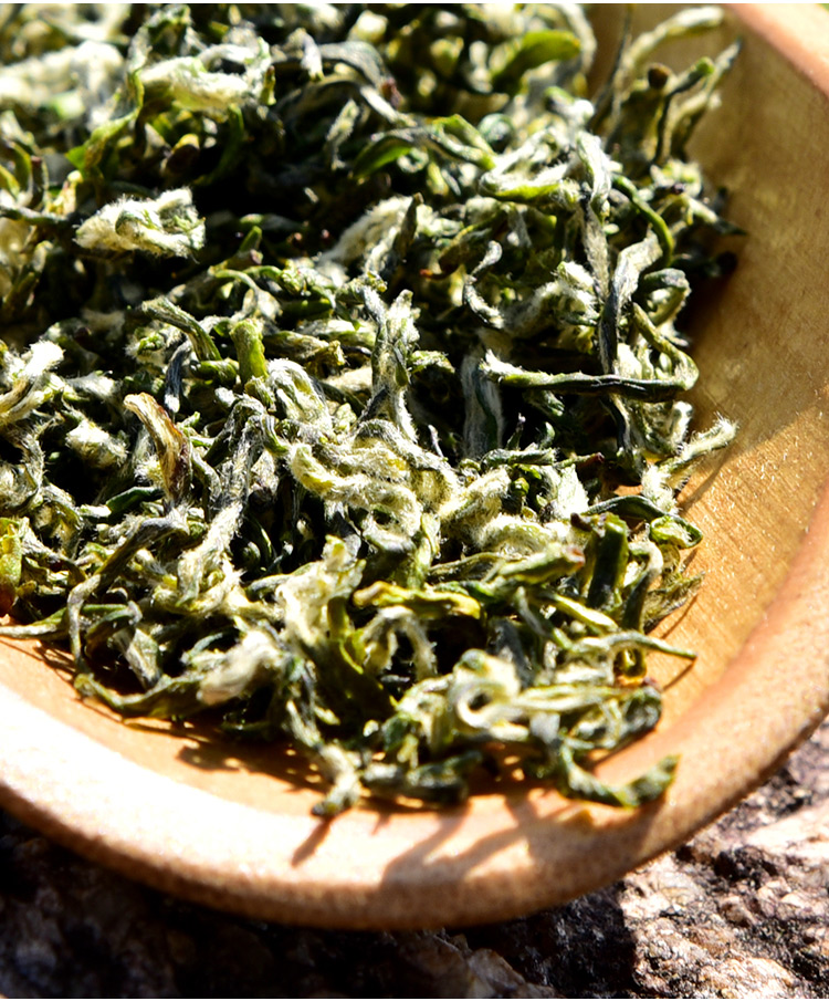 天福茗茶早春碧螺春四川峨眉高山绿茶2020早春茶100克