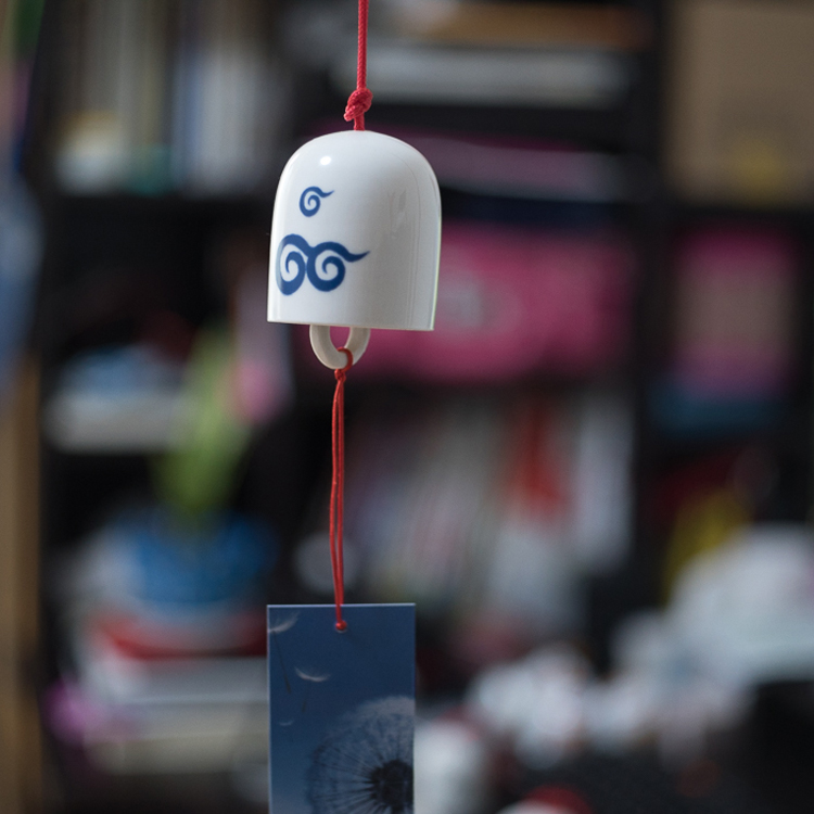 物有物语 日式风铃 挂饰家居饰品空中吊饰创意生日礼物 四叶草