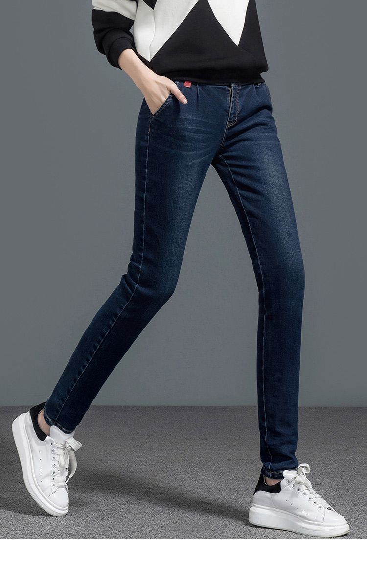 逸阳ese-y *休闲裤牛仔女裤 怀旧蓝 27/36