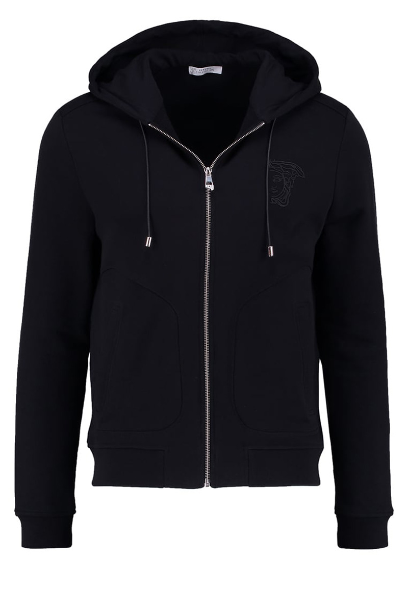 versace collection 范思哲男装连帽外套 v800698 vj00358 v1008 黑色