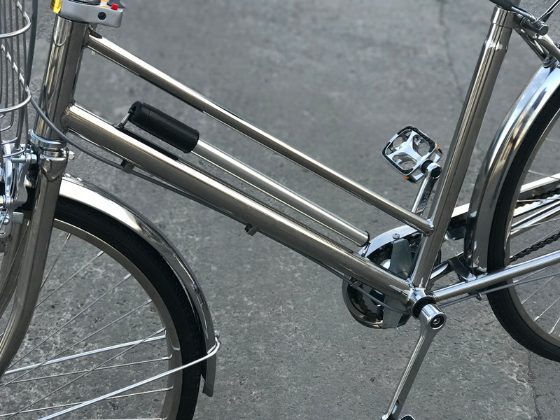 基洛夫不锈钢日本自行车老款公主内变速三速单车休闲复古通勤承重城市