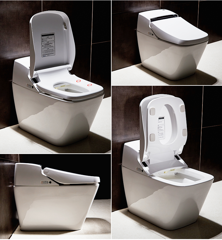 vovo韩国原装进口通便灌肠智能马桶自动翻盖洁肠养身机电动一体式坐便