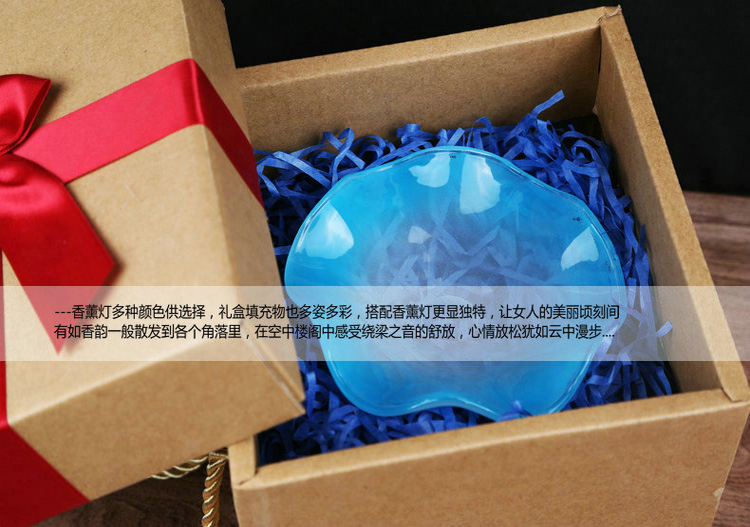 
                                        芳夕  套装礼盒复古木艺插电香薰灯仿古宫廷精油灯香薰炉香薰机熏香台灯 礼盒--木灯紫色                