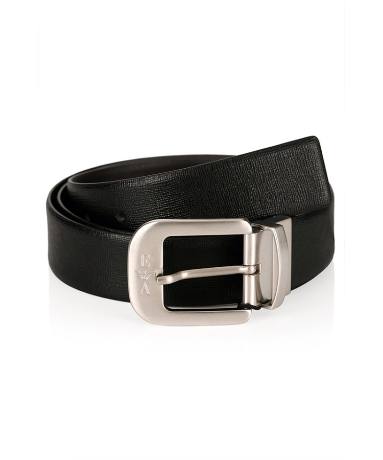阿玛尼armani男士皮带黑色牛皮e15202m11002ea12tu