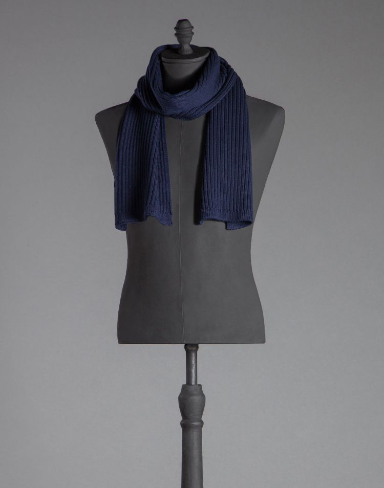 杜嘉班纳(dolce&gabbana)男款围巾 蓝色 条纹 羊毛 46403565qv