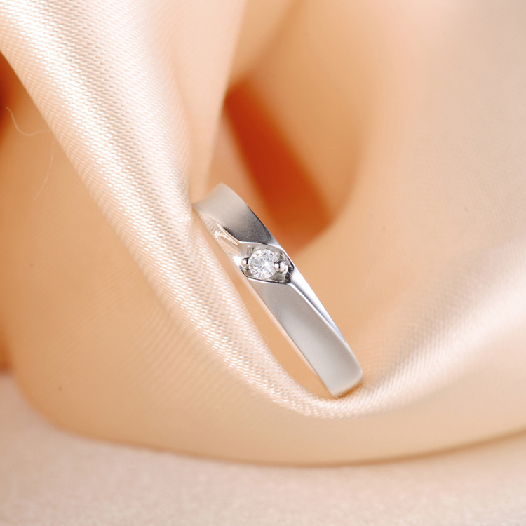 金兰首饰钻戒w000020 18k白金钻石戒指净度si定制款 11