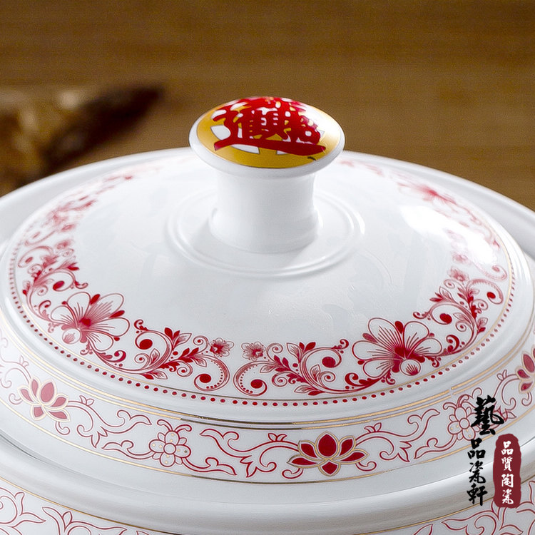 
                                                            一米丫丫丫 景德镇陶瓷15斤/7.5kg米缸25斤/12.5kg米桶防虫/潮储物罐腌泡菜 招财进宝缸 25斤                