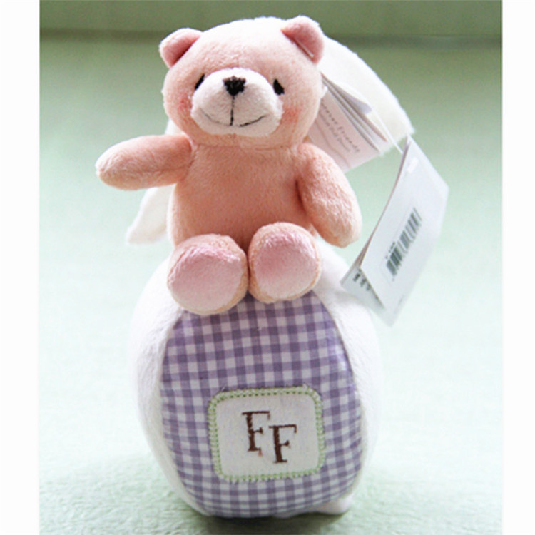 hallmark贺曼 毛绒玩具婴儿铃铛爱心骰子dpff1409/ivhg6059/11sf dp11