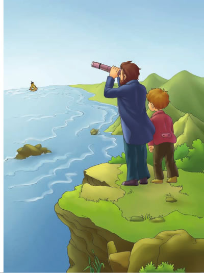 小学语文新课标必读丛书:神秘岛(彩绘注音版) (法)凡尔纳 ,邵珠磊