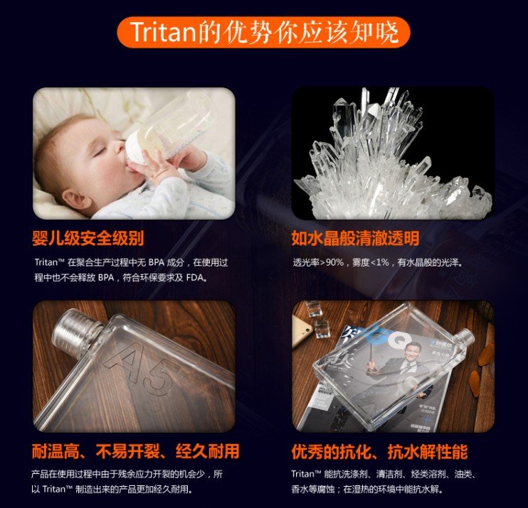 和乐美Memobottle创意水杯纸张水壶车载水瓶 非玻璃杯子 礼品A5