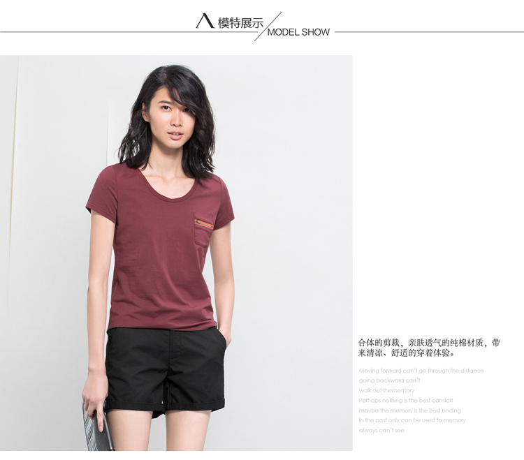 Amii【极简主义】夏新品帅气织带装饰折边纯棉大码休闲短裤女11540395 米白 S