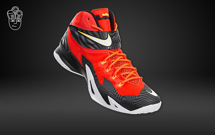 nike zoom soldier viii prm 耐克男鞋 勒布朗战士8代 高帮篮球鞋
