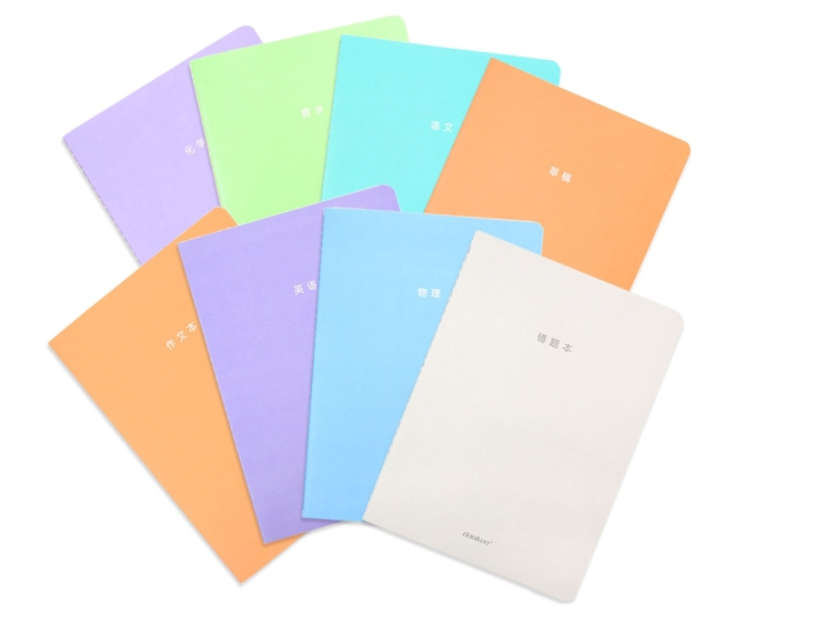 道林软抄本16k-46页糖果色英语本错题本课堂笔记本子 语文