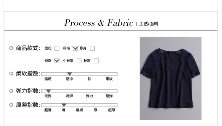艺元素2015夏装新款百搭时尚镂空蕾丝衫雪纺衫拼接圆领打底衫T恤E5SEE099 淡粉Y0 M