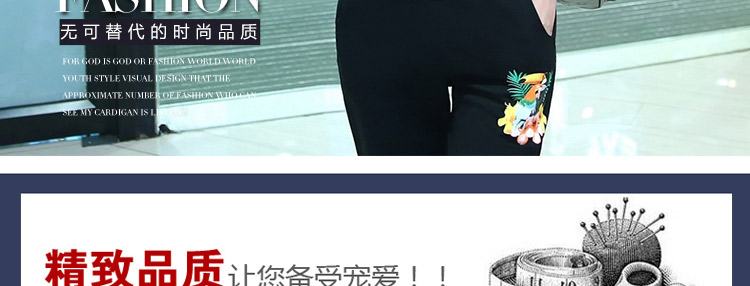 
                                        湖澜卫衣女宽松连帽2017秋季带T恤字母运动休闲套装女三件套H8317 绿色 3XL                