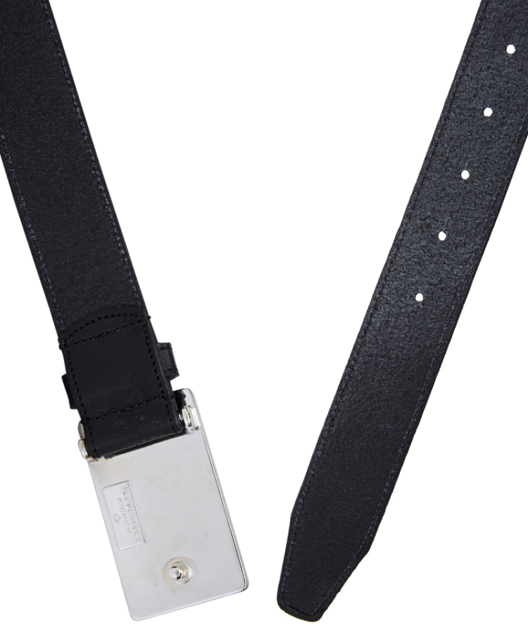 d二次方dsquared2迪斯克.沃瑞德男士皮带黑色牛皮s14be1042 xs