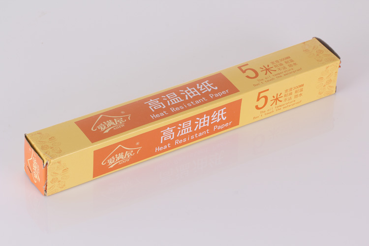 爱满屋高温油纸 硅油烤箱纸蛋糕饼干不沾纸垫防油吸油纸 烘焙工具5m