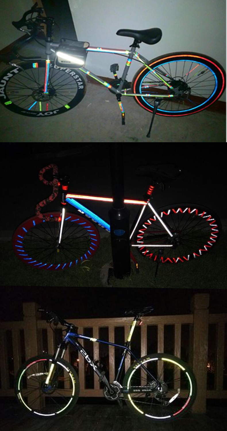 路捷达(lugerda x)自行车反光贴纸车夜骑反光条摩托车电动车汽车车身