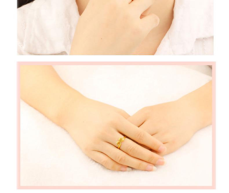 金昌祥珠宝 999足金 q版紧箍黄金戒指西游黄金戒指紧箍咒定情金戒指