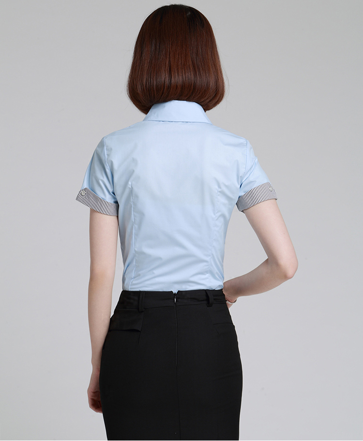 茵特露薇2016春装新款白领职业衬衫女长袖工作服修身百搭OL通勤上衣打底衬衣 白色长袖 4XL