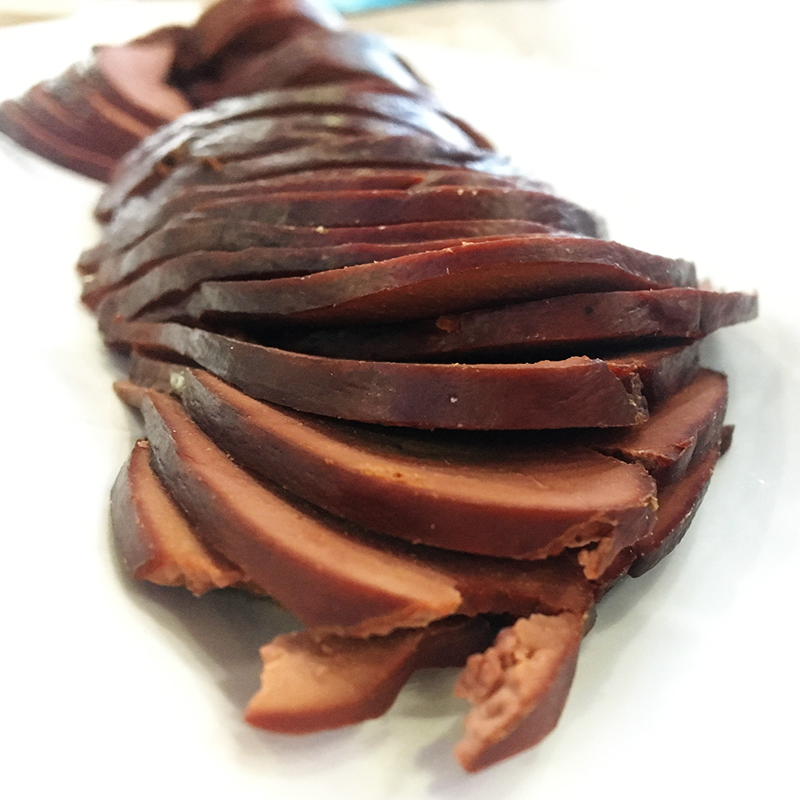 红赤水 香竹柏木烟熏土猪腊猪肝480g 四川贵州土特产腊肉香肠农家自制