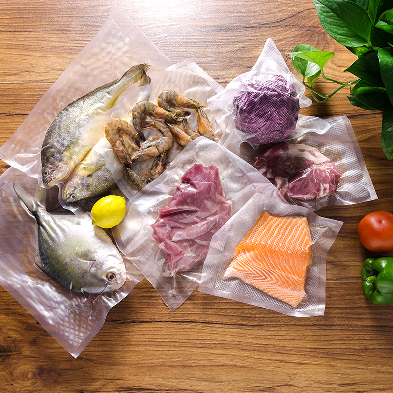 美之扣 真空保鲜袋带纹路袋食品真空袋压纹袋螺纹保鲜袋真空包装袋