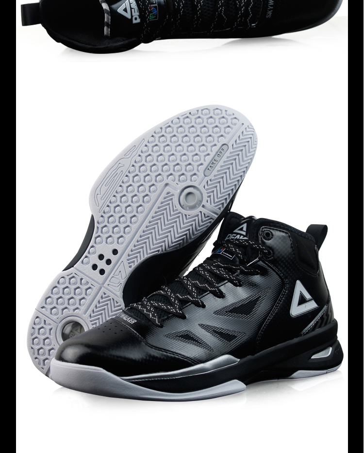 匹克篮球鞋 peak男鞋速鹰三代中帮耐磨减震春夏运动鞋e41011a ldc