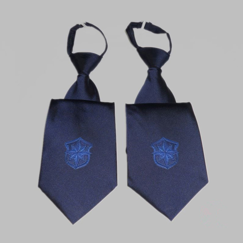驮郎 驮郎 保安领带配件 保安服配件藏蓝色领带 防滑式拉链领带_ 5折