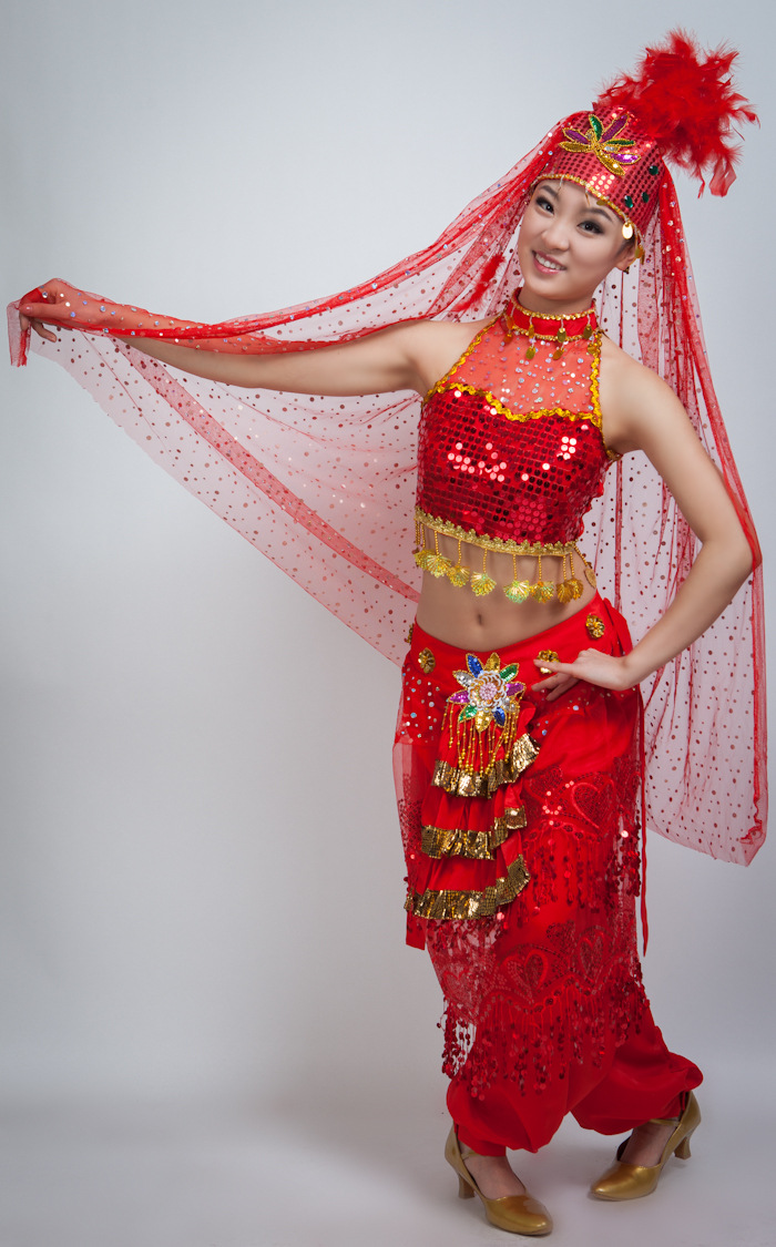 潮流性感肚皮舞演出服修身诱惑肚皮舞套装肚皮舞衣服印度舞蹈服装个性