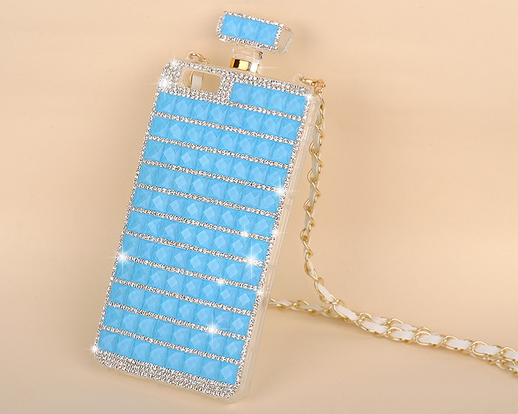 bulbar 水钻香水瓶带挂链手机壳硅胶套保护壳套 适用于oppo r2017/r