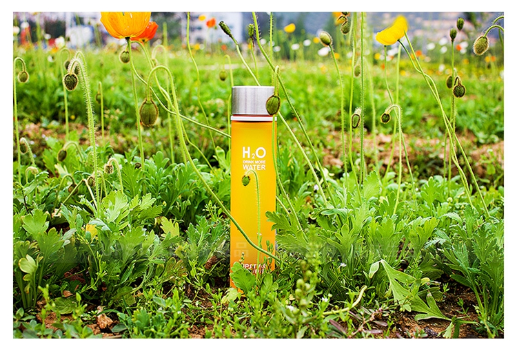 
                                        悠家良品（UPSTYLE） 磨砂创意运动水壶茶杯 纤巧型便捷防漏水杯带盖情侣塑料杯子 黑色280ml                