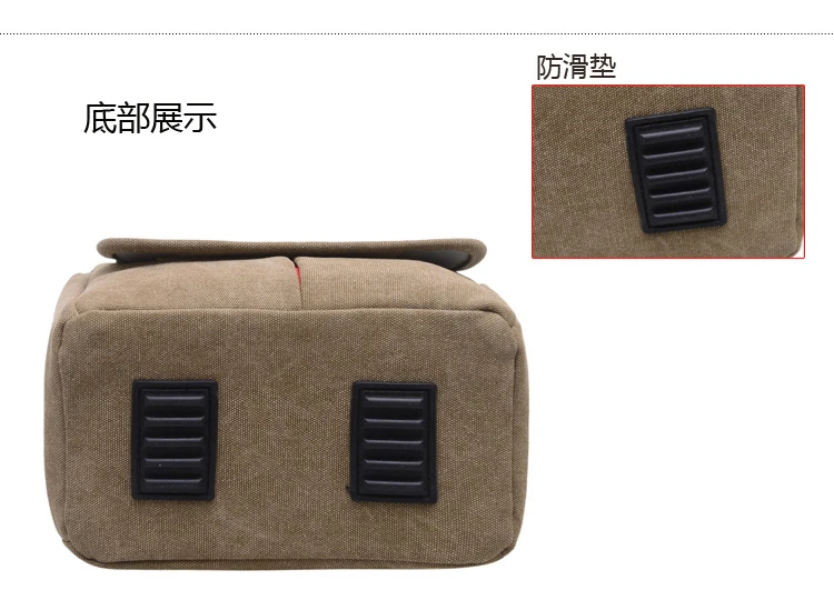 Camera bag men's and women's SLR micro-single camera bag Sudiro single shoulder suitable for 650D800D700D750D850D200D khaki Camera bag men's and women's SLR micro-single camera bag Sudiro single shoulder suitable for 650D800D700D750D850D200D khaki