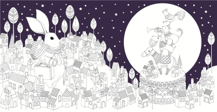 奇幻梦境2:一本实现童话梦想的手绘涂色书 amily shen 绘 9787122278