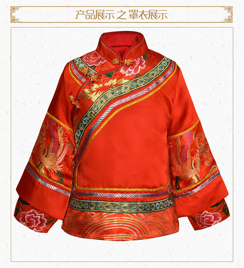 寿衣女全套七件套老人寿衣殡葬用品装老衣女全套天福寿园秀禾凤凰