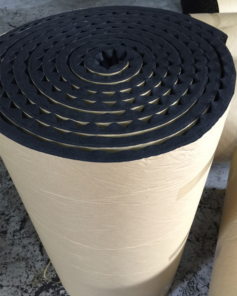 宝诗顿 橡塑隔音棉 墙体 门窗 机房 酒吧 吸音隔音隔热 黑色30mm