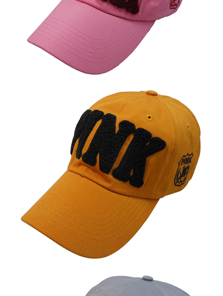 【可人凡高】四季新款棒球帽 pink韩版鸭舌帽子 黑色