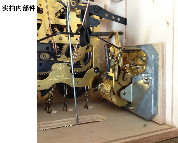 德国赫卡斯 黑森林布谷鸟钟咕咕钟 机械钟挂钟表客厅时尚创意进口