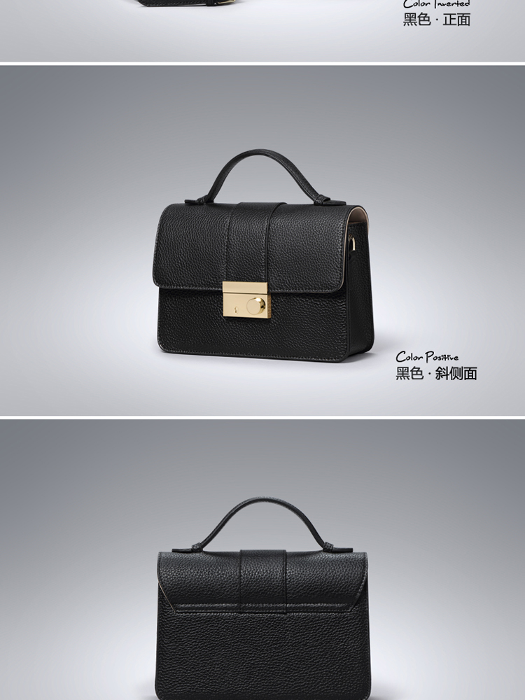 歌莉娅(gliya)手提单肩牛皮女包g1411137 粉色