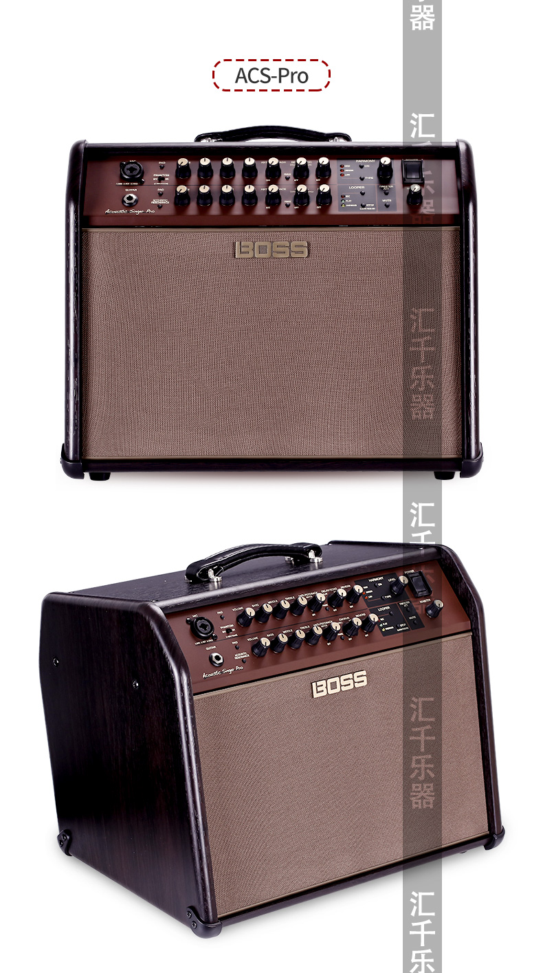 bossacslive多功能便携弹唱音箱接麦克风电木吉他音响acslivelt60瓦