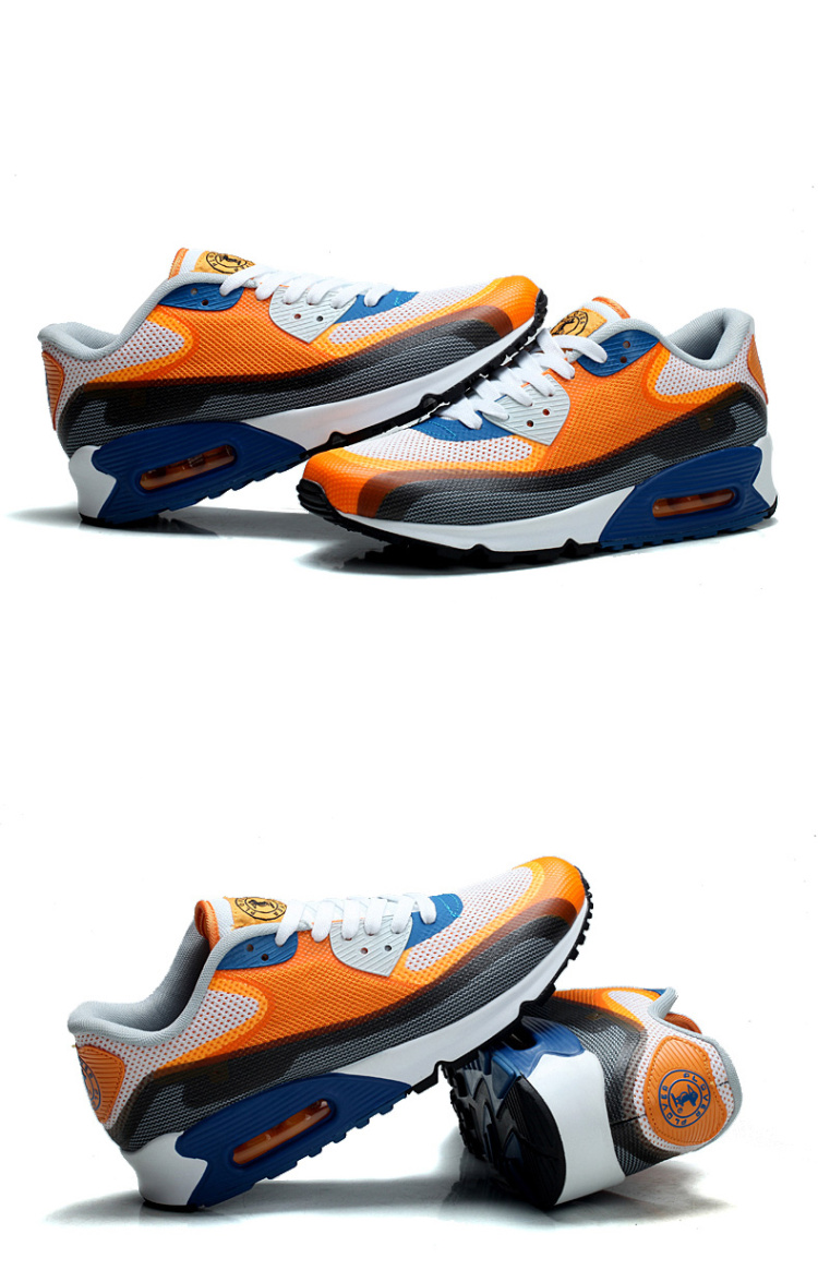 plover休闲鞋 男士透气户外运动气垫鞋 灰/黑蓝/桔红 40