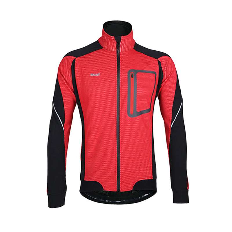 户外运动健身服加厚防风保暖长袖外套舒适骑行服透气排汗自行车装备